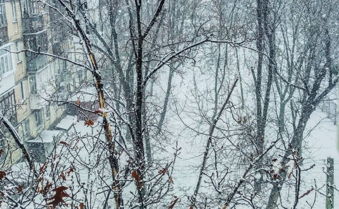 Снежный Киев. Первые кадры зимней столицы – фоторепортаж
