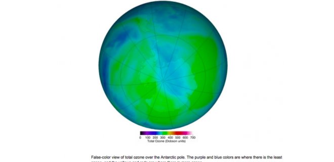 Над Антарктикой закрылась рекордная озоновая дыра – WMO - Фото