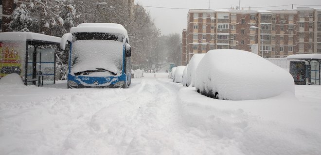 Снежное одеяло укрыло половину Испании и весь Мадрид: спутниковые фото - Фото