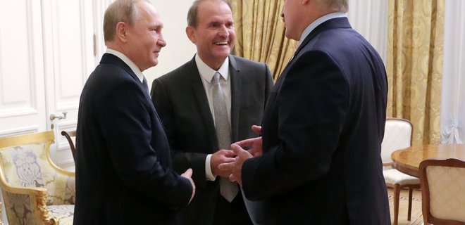 Партия Медведчука поздравила партию Путина с победой на 