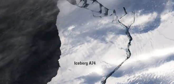 Больше Нью-Йорка. Новый айсберг-гигант в Антарктиде сняли из космоса – спутниковые фото - Фото