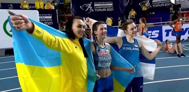 Украинки Магучих и Геращенко выиграли чемпионат Европы по прыжкам в высоту - Фото