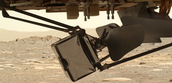 Американский дрон-разведчик на Марсе начали разворачивать в полетную форму – фото - Фото