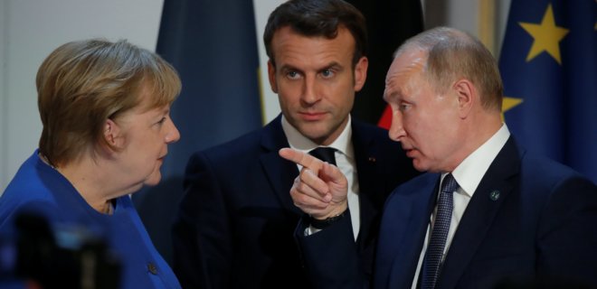 Итоги переговоров Макрон – Меркель – Путин. РФ призвали прекратить стрельбу на Донбассе - Фото
