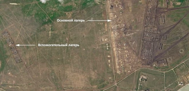 Опубликованы спутниковые фото лагеря армии России в Крыму: он появился за пару недель - Фото