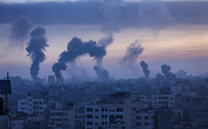 Сектор Газа после ответных ударов ВВС Израиля: фоторепортаж и видео