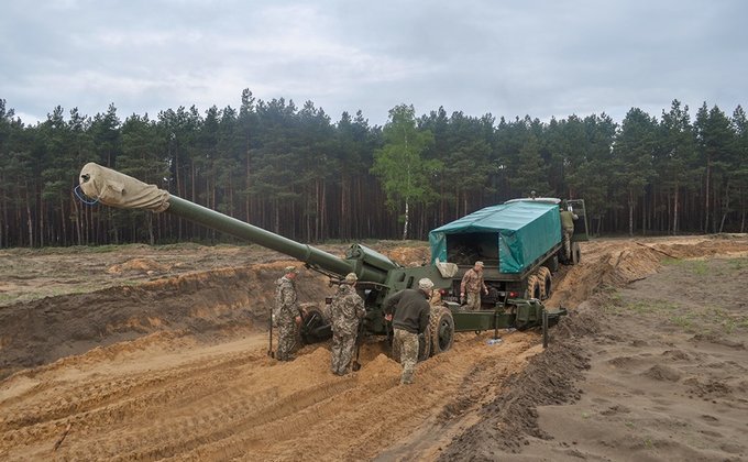 Украинская артиллерия проводит стрельбы на учениях НАТО в Польше – фото 