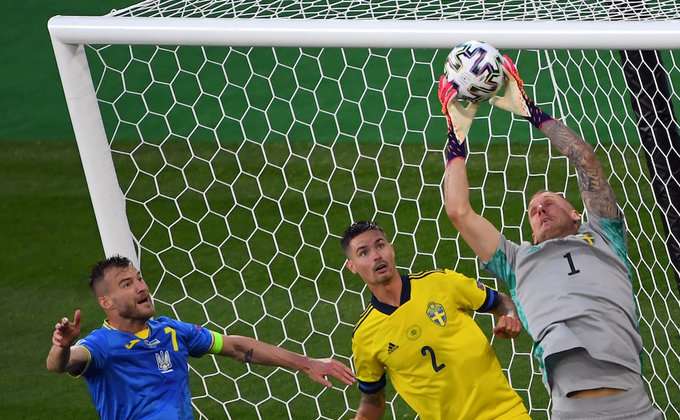 Сборная Украины в экстра-таймах победила Швецию и вышла в 1/4 Евро-2020