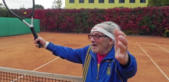 Самый возрастной теннисист на планете: 97-летний украинец попал в Книгу рекордов Гиннесса - Фото