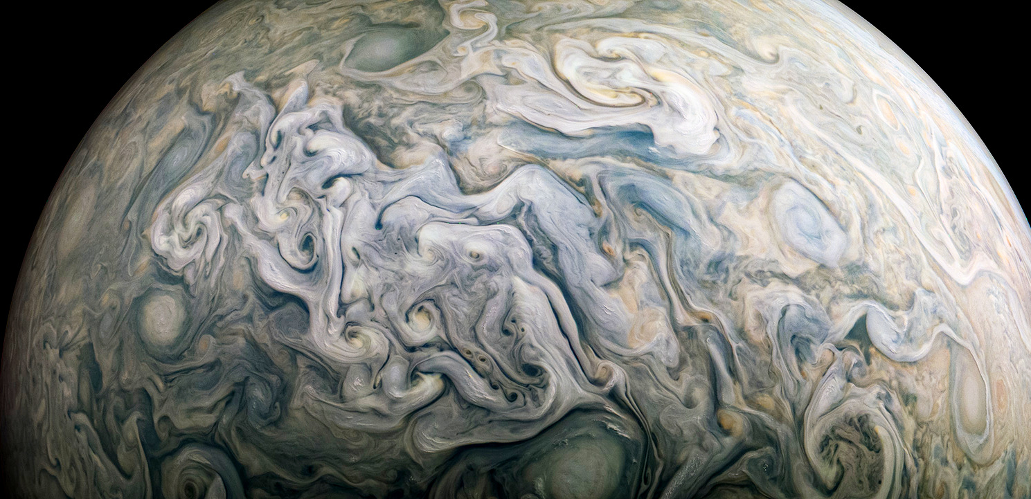 Снимок Юпитера Юнона