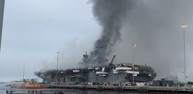 Американського моряка звинуватили в підпалі військового корабля США вартістю $1 млрд - Фото