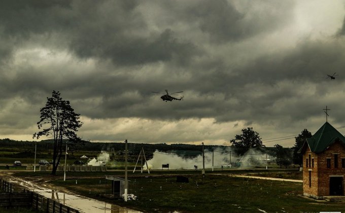 Учения Rapid Trident. Военные Украины и стран НАТО зачистили город от террористов – фото