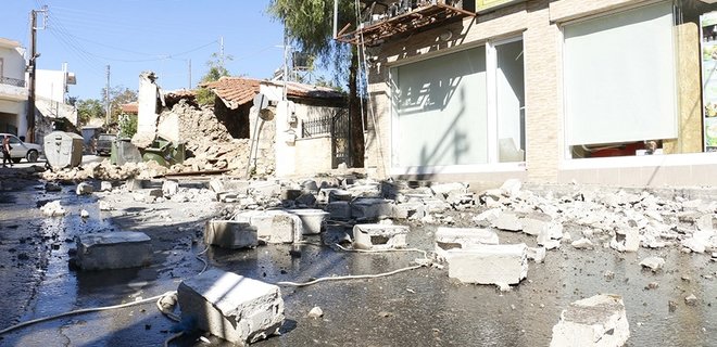 На Криті стався сильний землетрус, ЗМІ повідомляють про руйнування і постраждалих: відео - Фото