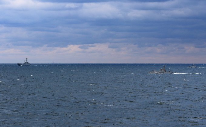 Объединенные усилия-2021. Морской этап масштабных учений на Черном море: атмосферные фото