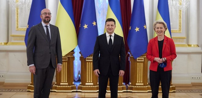 В Киеве начался саммит Украина-ЕС. Зеленский встретился с руководством Евросоюза  - Фото