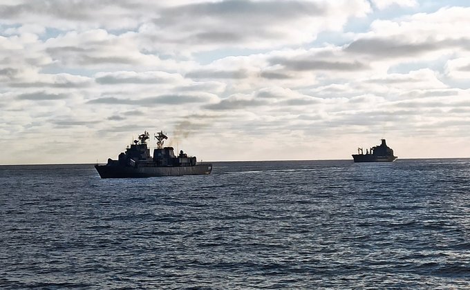 Черное море. Украина провела учения с флагманом Шестого флота США и кораблями НАТО – фото