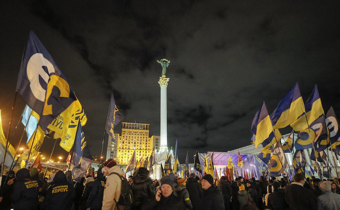 Акция протеста в Киеве завершилась. В полиции говорят – нарушений не было: фото