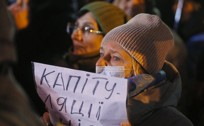 Акція протесту у Києві завершилася. У поліції кажуть – порушень не було: фото