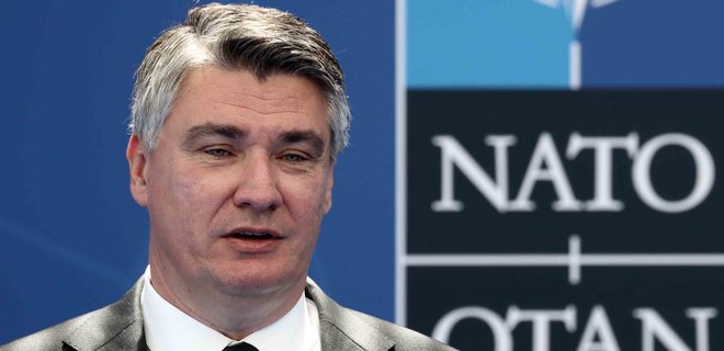 Президент Хорватії заявив, що Україні не місце в НАТО, а якщо ескалація – 