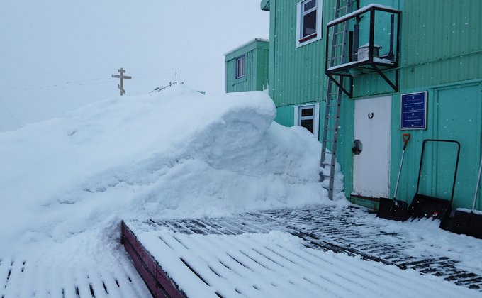 "Від Миколая". На українській станції в Антарктиді – рекорд зі снігу за 20 років: фото