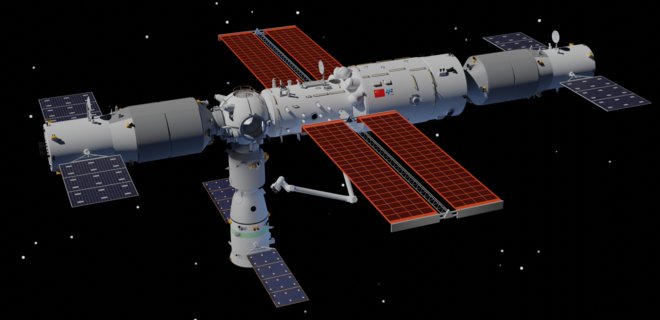 Китай запустил в космос второй модуль своей орбитальной станции - Фото