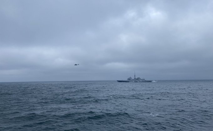 У Чорному морі пройшли тренування ВМС України з найсучаснішим фрегатом Франції – фото