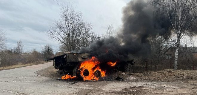 ЗСУ знищили батарею РСЗВ окупантів, яка обстрілювала житлові квартали Чернігова - Фото