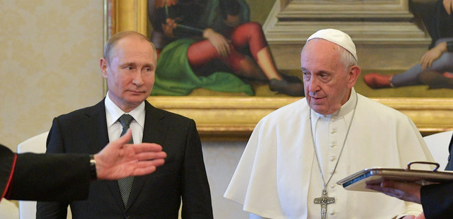 Папа Франциск заявив, що не підтримує Путіна і сподівається на зустріч із Кирилом - Фото