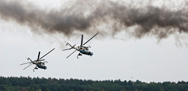 На юге вражеский Ка-52 атаковал украинские позиции, вертолеты ВСУ ударили по оккупантам - Фото