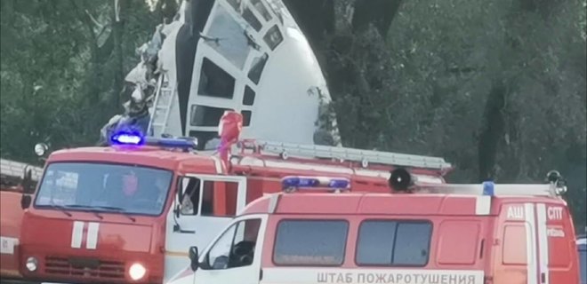 Под Рязанью разбился российский военно-транспортный самолет Ил-76 – видео падения  - Фото