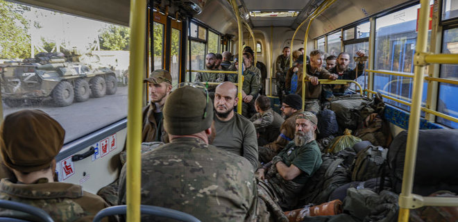 Украина вернула из плена 95 защитников Азовстали – ГУР
 - Фото