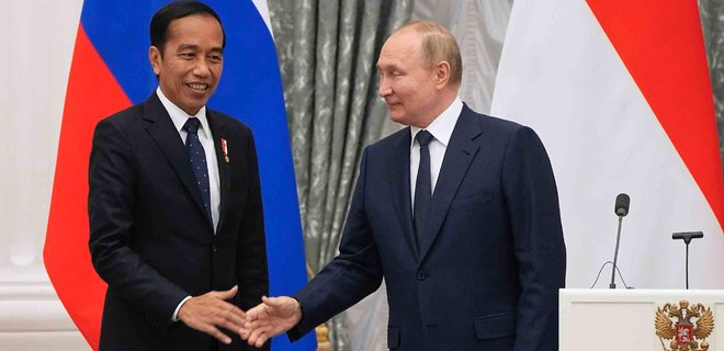 Президент Індонезії заявив, що передав Путіну послання від Зеленського - Фото