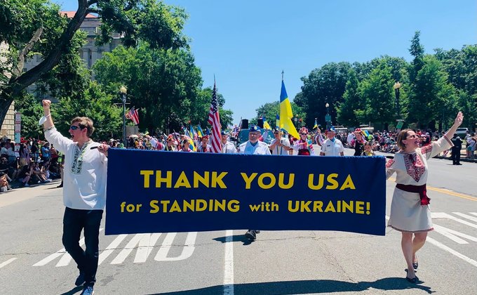 Українська колона вперше взяла участь у параді на День незалежності США – фото