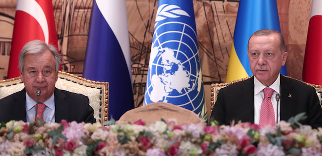 Украина подписала зерновое соглашение с Турцией и ООН — без перемирия и снятия санкций - Фото