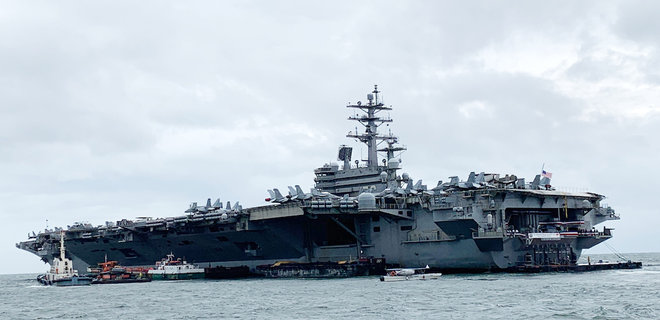 США оставляют вблизи Тайваня авианосец и ударную группу кораблей – Белый дом - Фото