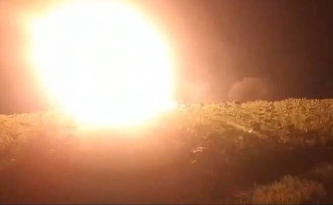 Украинские военные сбили российский Су-25 и пять беспилотников: фото обломков, видео удара