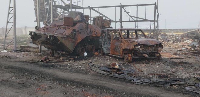В Новой Каховке уничтожена база российских оккупантов – фото, видео - Фото