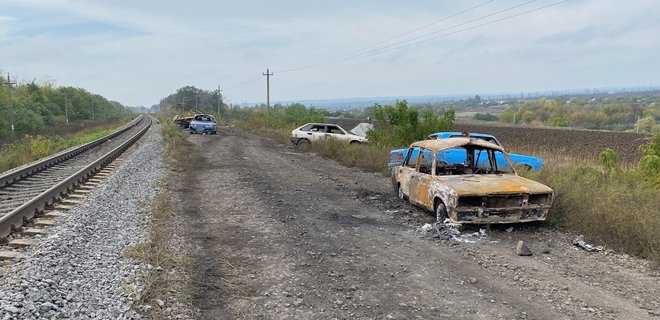 Оккупанты расстреляли колону гражданских автомобилей между Сватово и Купянском: фото 18+ - Фото