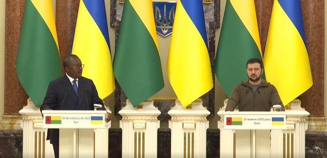 Глава Гвинеи-Бисау после встречи с Путиным говорил в Киеве о диалоге. Зеленский ответил - Фото