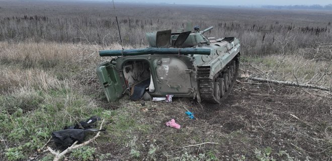 Бойцы спецназа Нацгвардии уничтожили колонну россиян в Донецкой области – фото - Фото