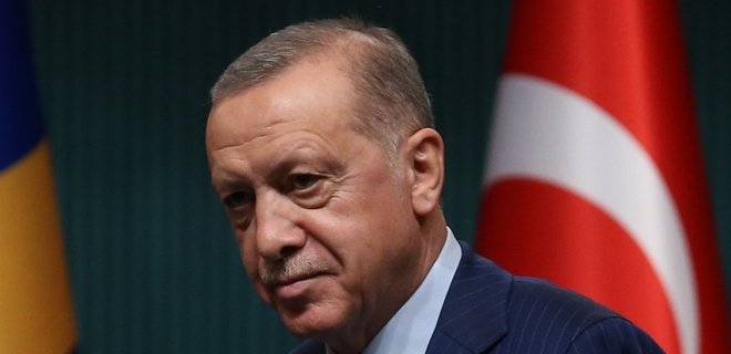 Эрдоган заявил, что Запад в войне России против Украины занимался 