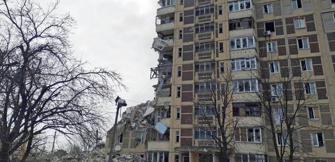 Російська крилата ракета Х-59 розвалила 15-поверховий будинок в Авдіївці — фото - Фото