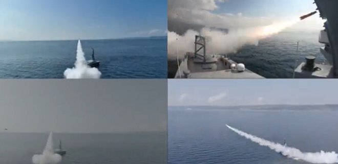 Турция показала видео дебютного пуска крылатой ракеты с беспилотного катера - Фото