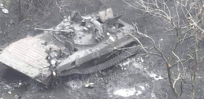 Россия пыталась прорваться в Луганской области. Десантники ВСУ уничтожили две БМП-2 — фото - Фото