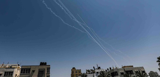 Палестинские боевики обстреляли Израиль ракетами после авиаударов по сектору Газа: видео - Фото