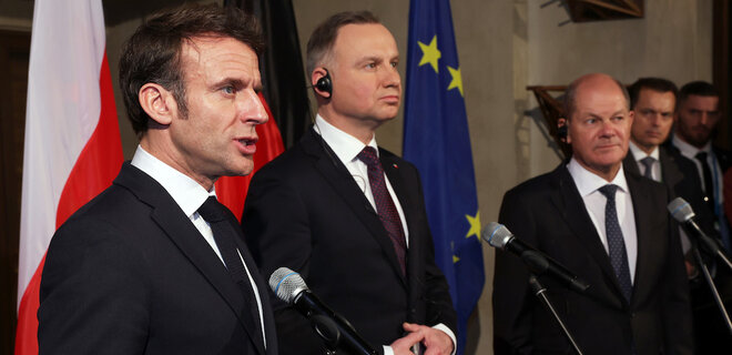 Politico: Шольц і Дуда їдуть до Парижа до Макрона: тема – НАТО для України - Фото