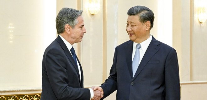 Сі Цзіньпін на зустрічі з Блінкеном: Китай та США досягли згоди з низки конкретних питань - Фото
