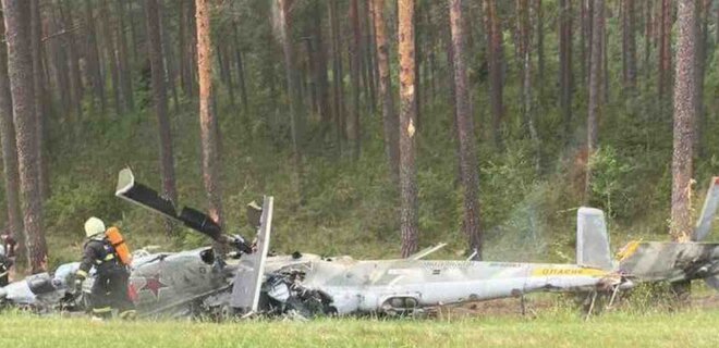 У Білорусі впав вертоліт Мі-24 російських окупантів – відео - Фото