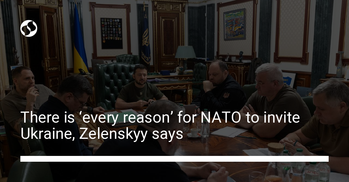 There Is ‘every Reason’ For NATO To Invite Ukraine, Zelenskyy Says ...