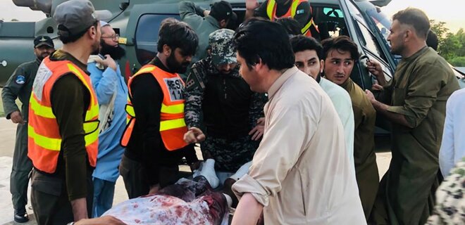 В Пакистане взрыв на митинге, сообщают о 40 погибших – Sky News - Фото